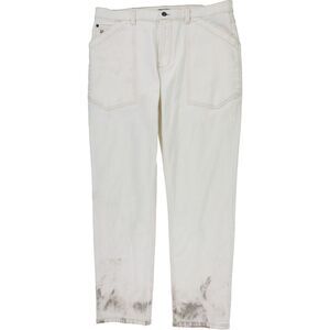 Frye Mens The Astor Regular Straight Leg Jeans, Beige, 36W x 32L, DM